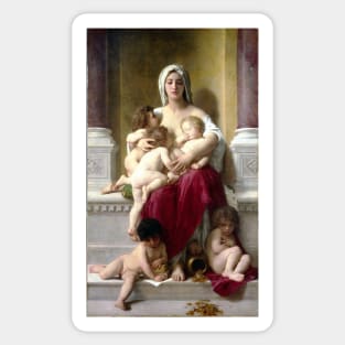 Charity - William Adolphe Bouguereau Sticker